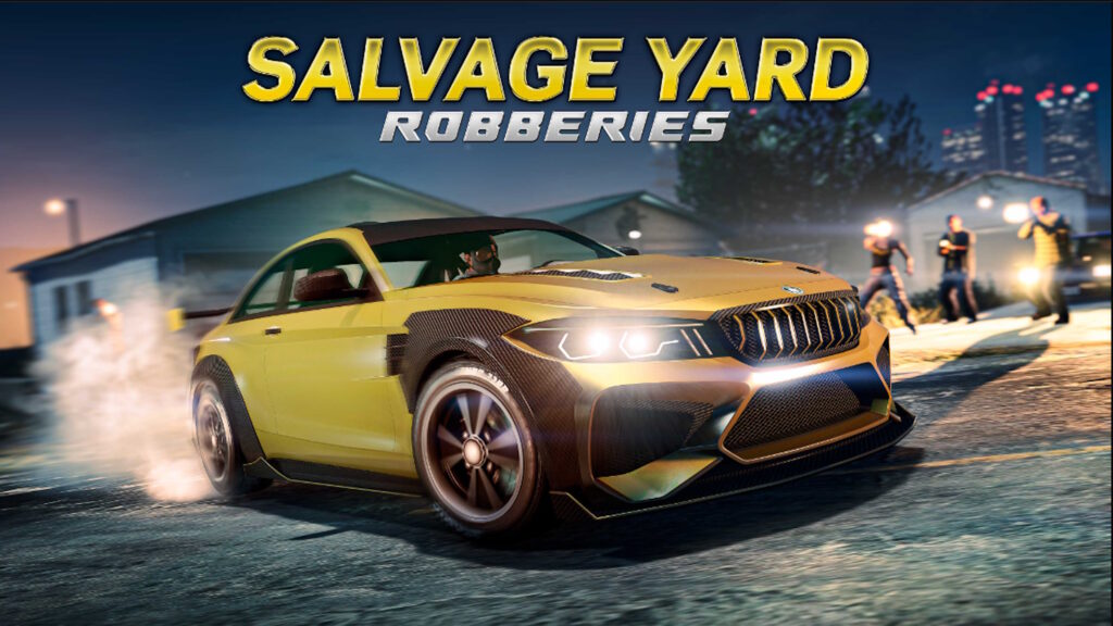 GTA Online: il nuovo evento Salvage Yard Robberies offre una nuova sportiva in regalo 1 GTA Online Salvage Yard Robberies