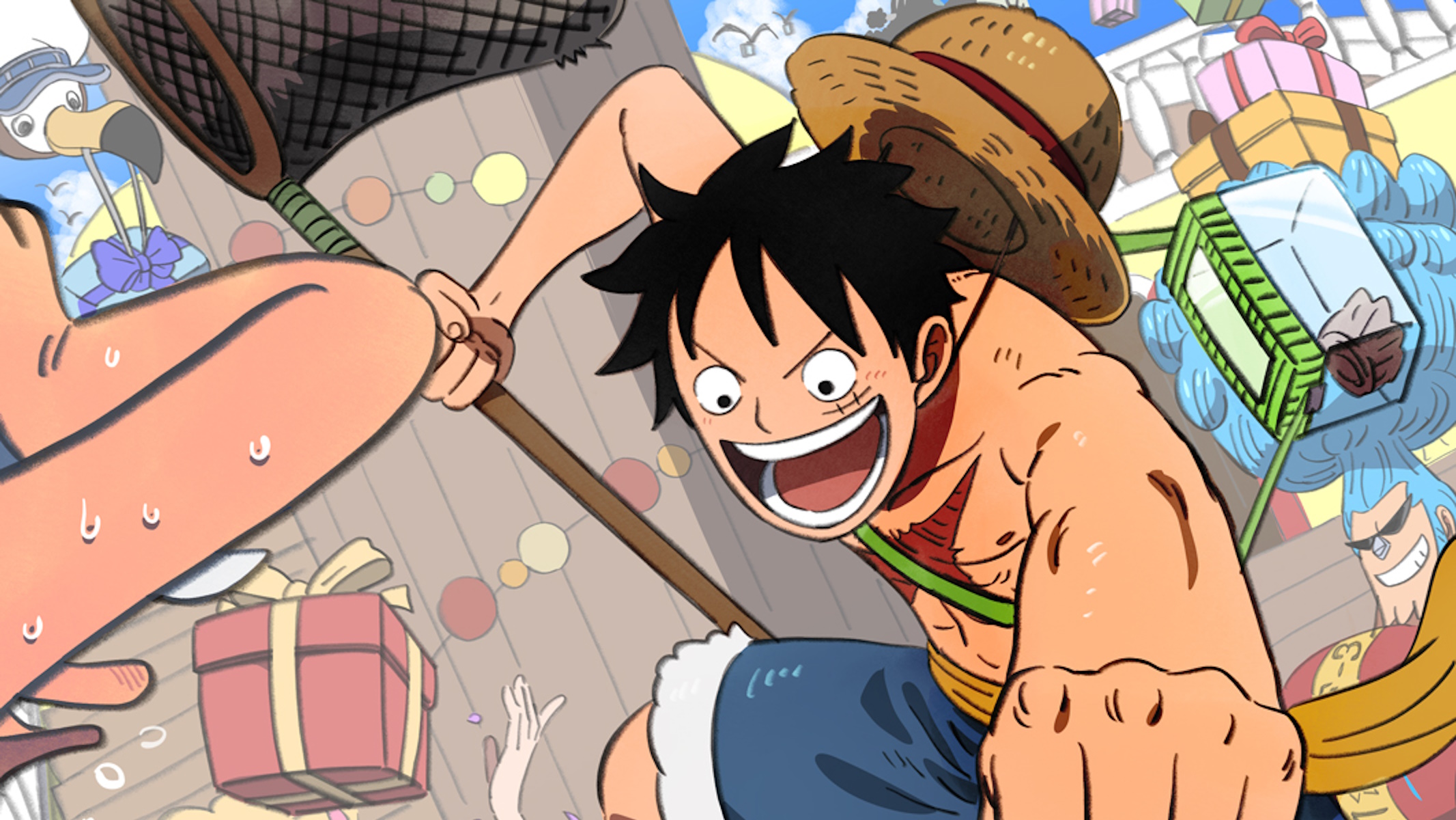 Illustrazione ufficiale di One Piece dedicata a Luffy