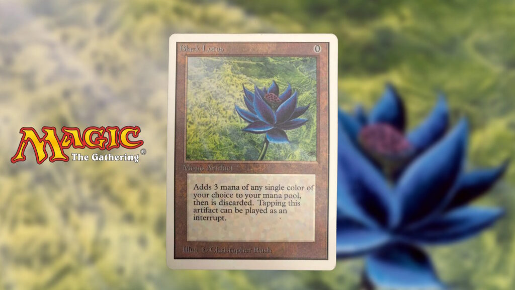 Black Lotus carta 1993 di Magic the gathering