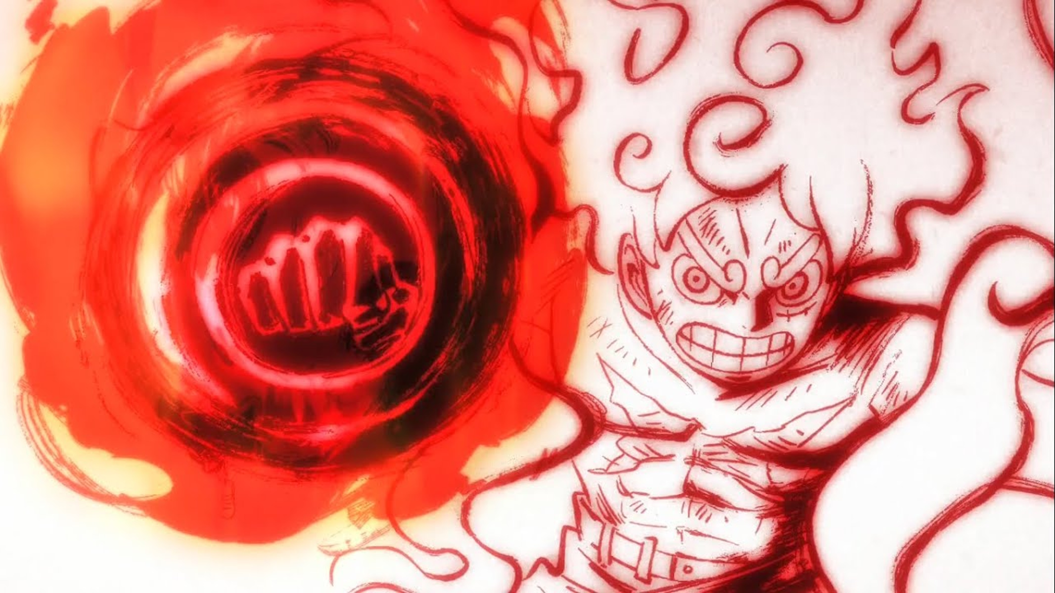 One Piece il Gear 5 di Luffy nel film RED