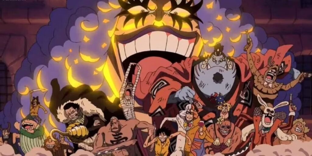 one piece impel down arc luffy and impel down prisoners 1
