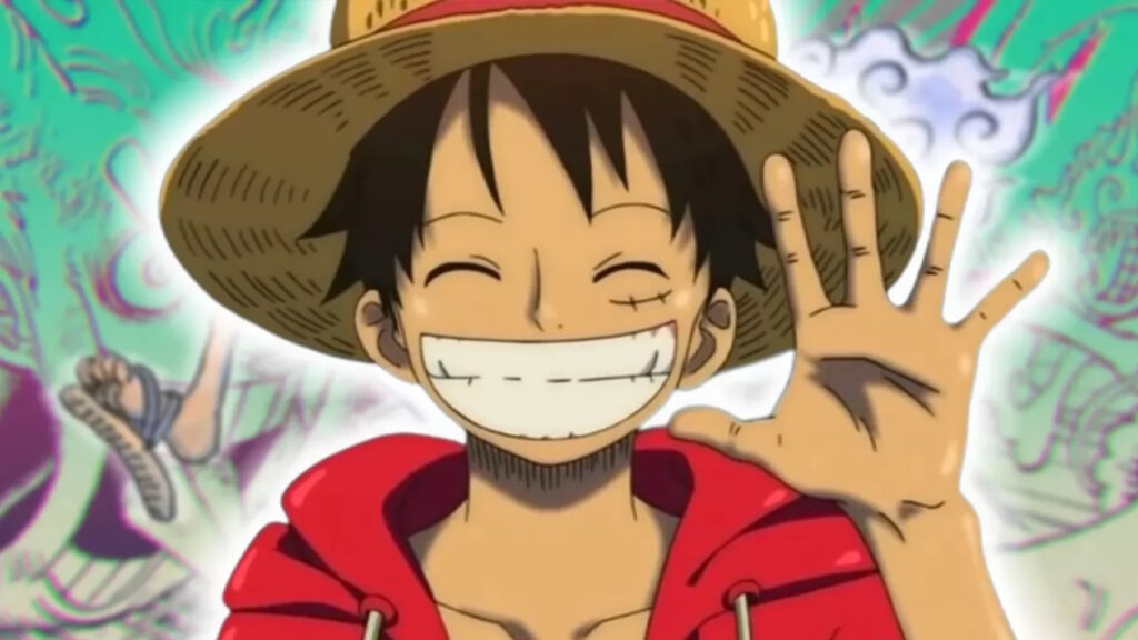 One Piece Luffy sorridente