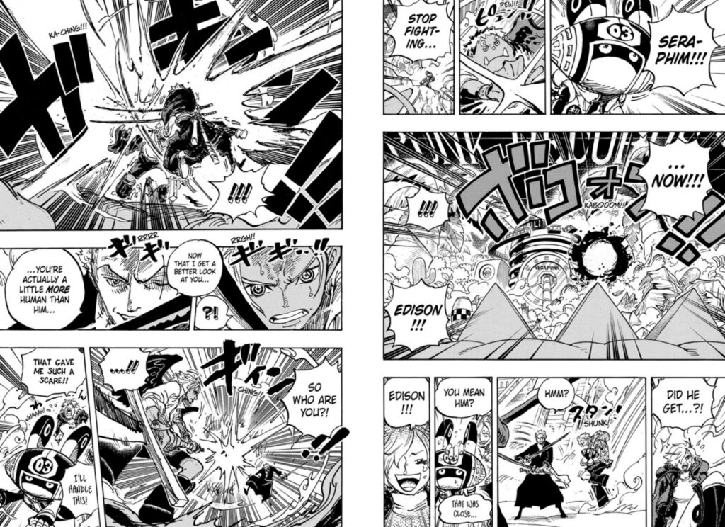 Pagina del manga di One Piece