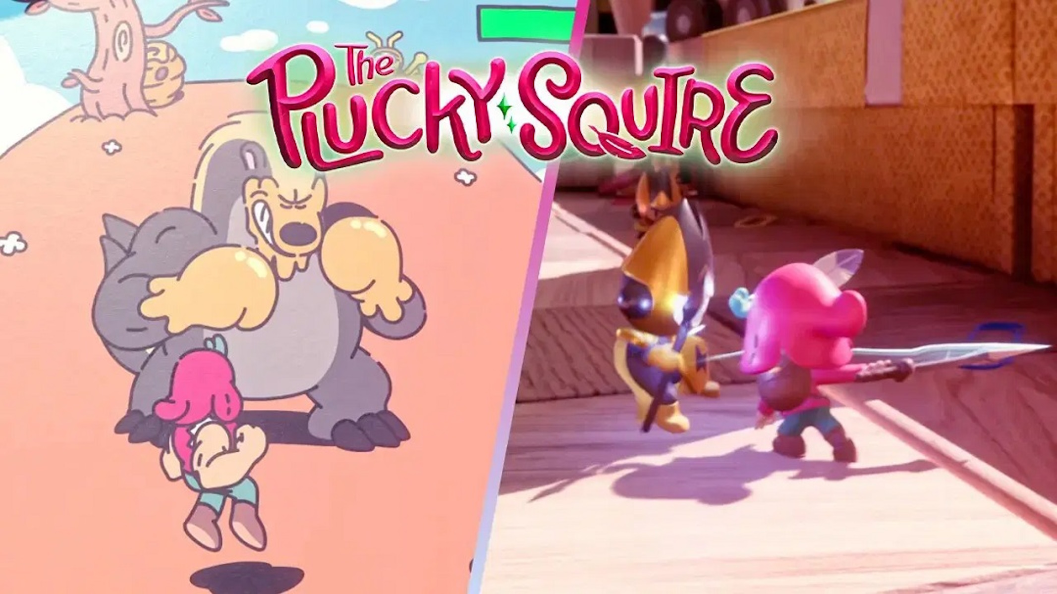 The Plucky Squire avventura 2D 3D