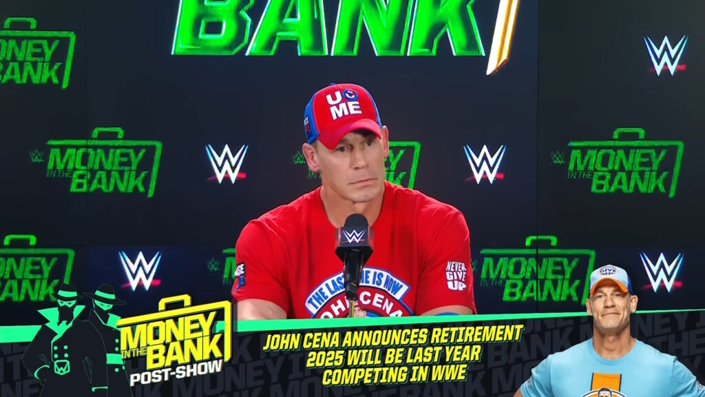 John Cena si ritira nel 2025: lotterà ancora un anno prima di chiudere la carriera in WWE 2 Intervista di John Cena dopo Money in the Bank 2024