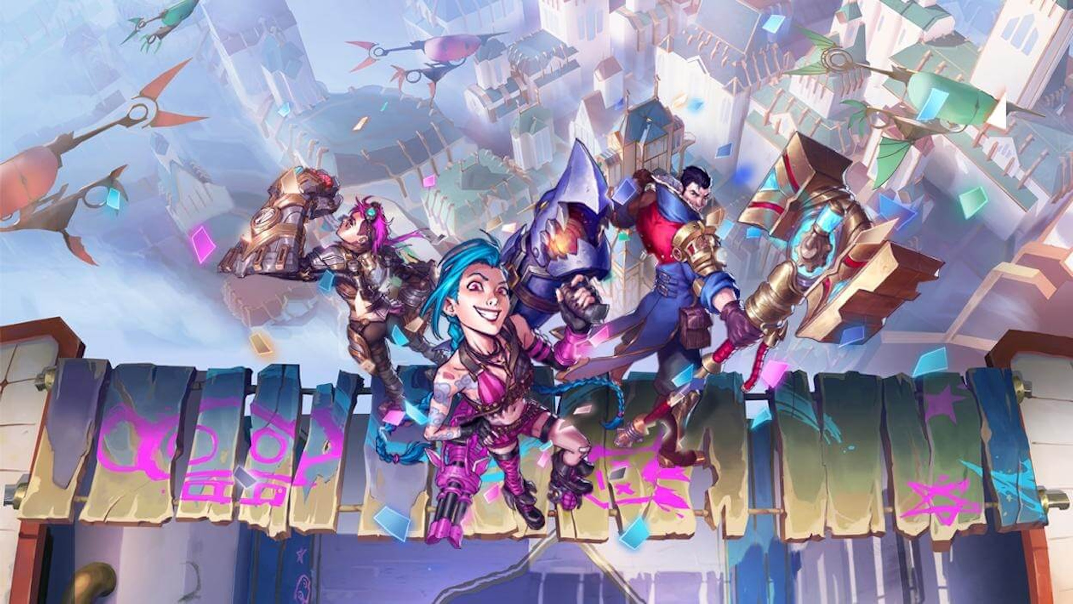 riot game artwork giochi