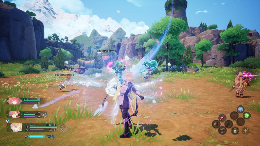 Visions of Mana, combat