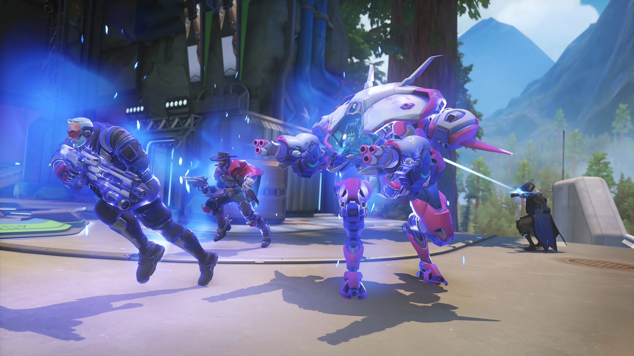Potenziamenti come nano boost multiplo della modalità stadium di Overwatch 2
