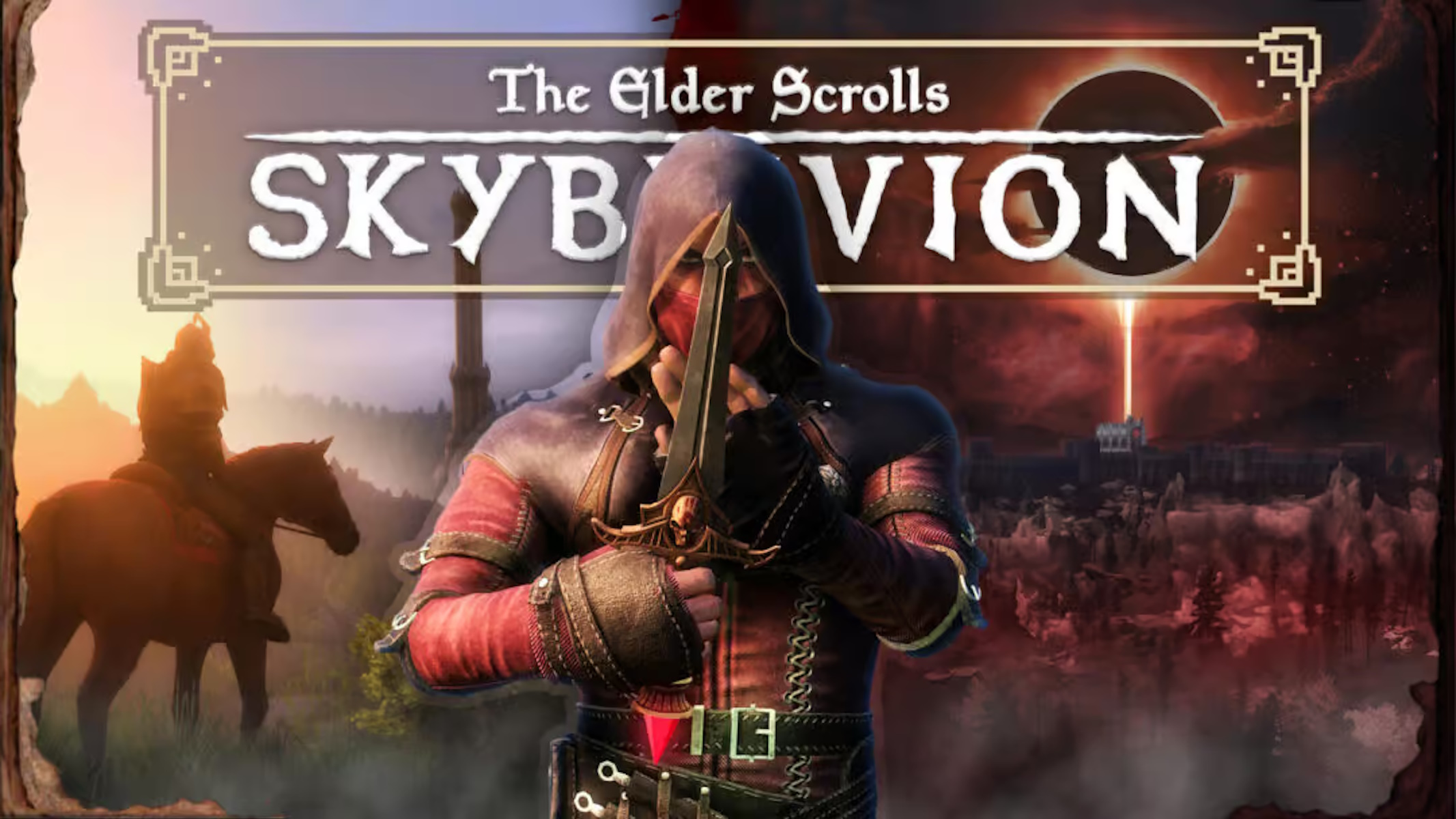 Immagine di Skyblivion, mod di Skyrim che ricrea il mondo di Oblivion di Bethesda