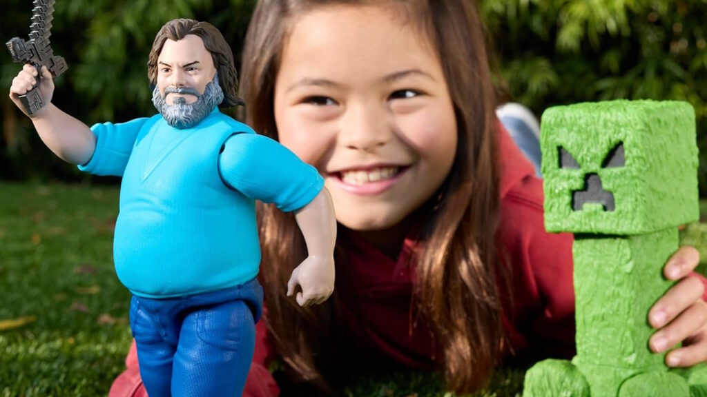 Arrivano le action figure di A Minecraft Movie: anche Jack Black ...