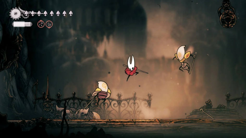 Ambientazione cupa di Hollow Knight Silksong
