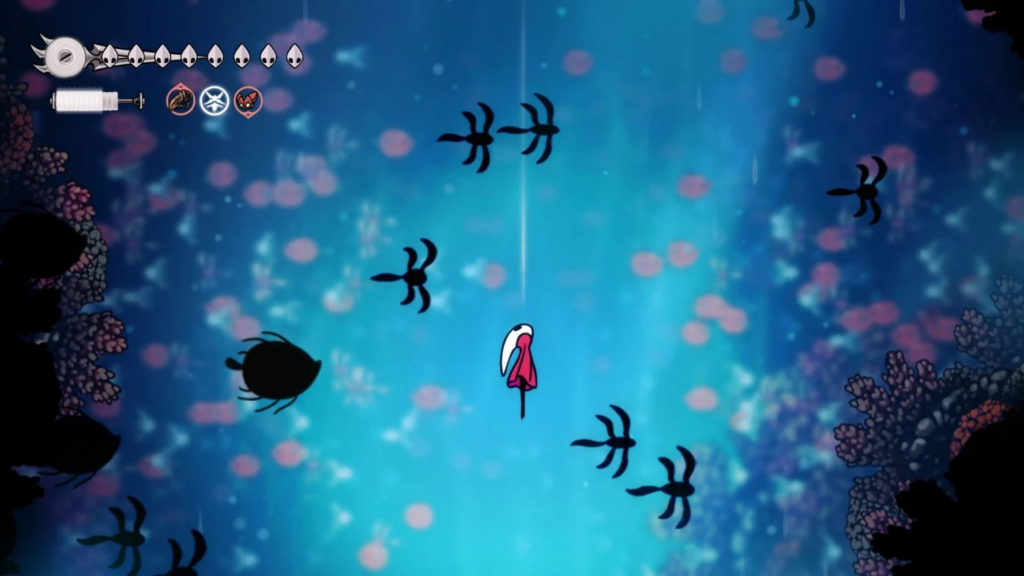 Ambientazione marina di Hollow Knight Silksong