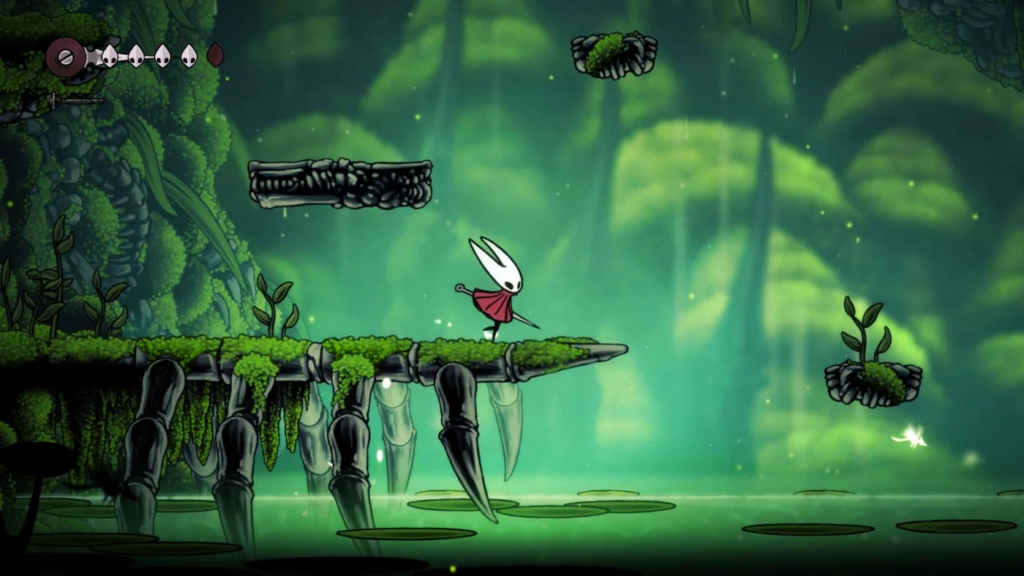 Ambientazione paludosa di Hollow Knight Silksong
