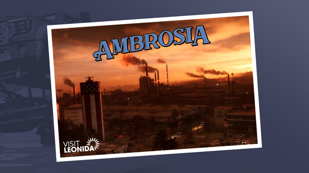 Ambrosia Postcard landscape