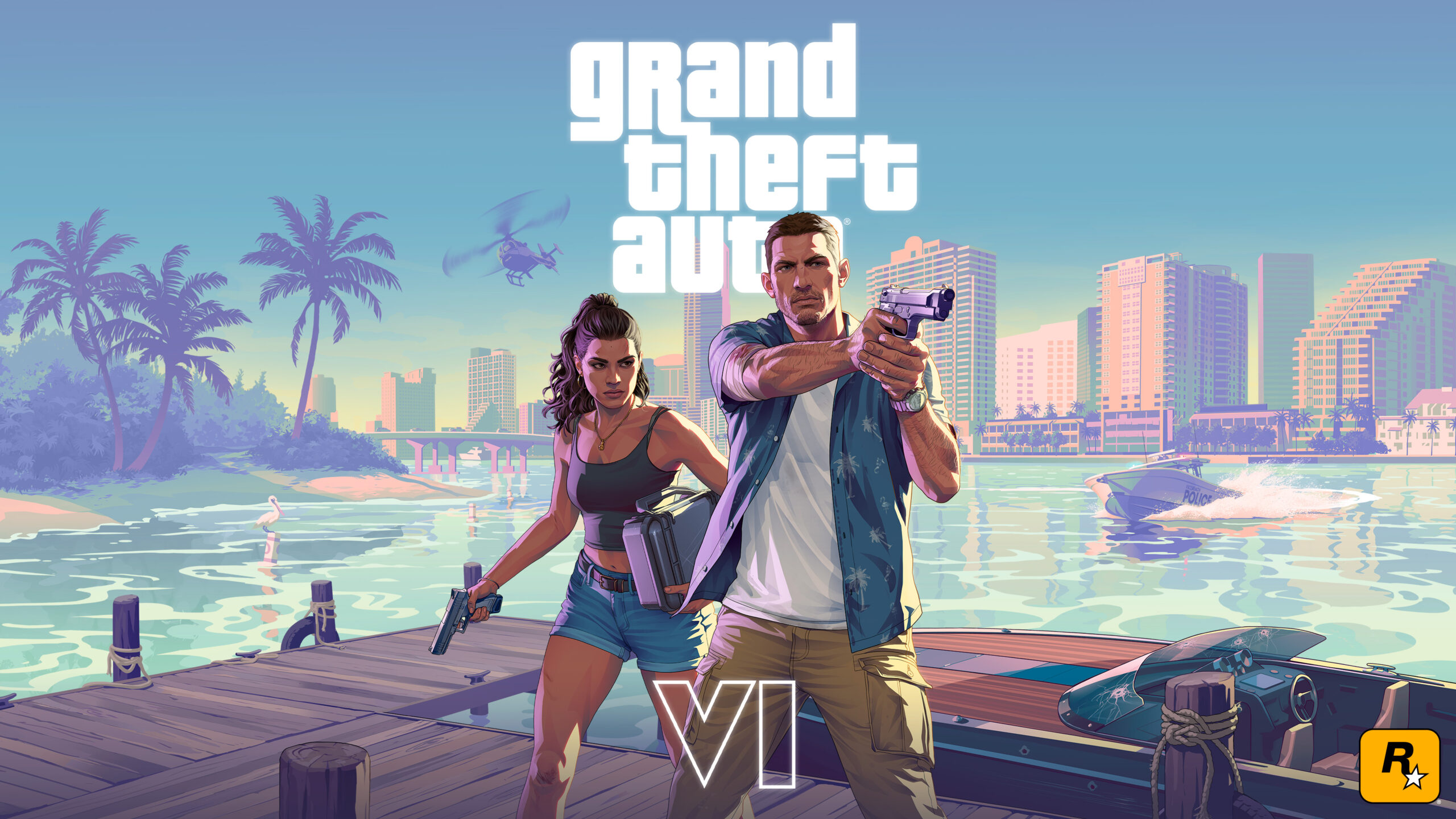 Artwork di GTA 6 con Jason e Lucia