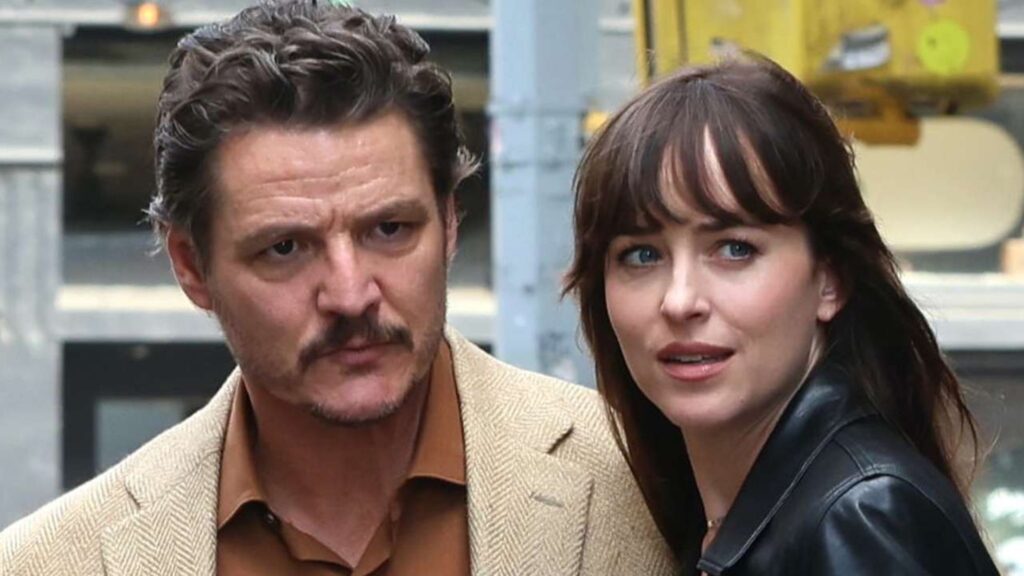 Dakota Johnson. Pedro Pascal