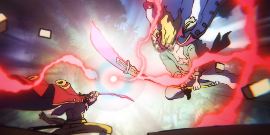 Roger and Whitebeard clash