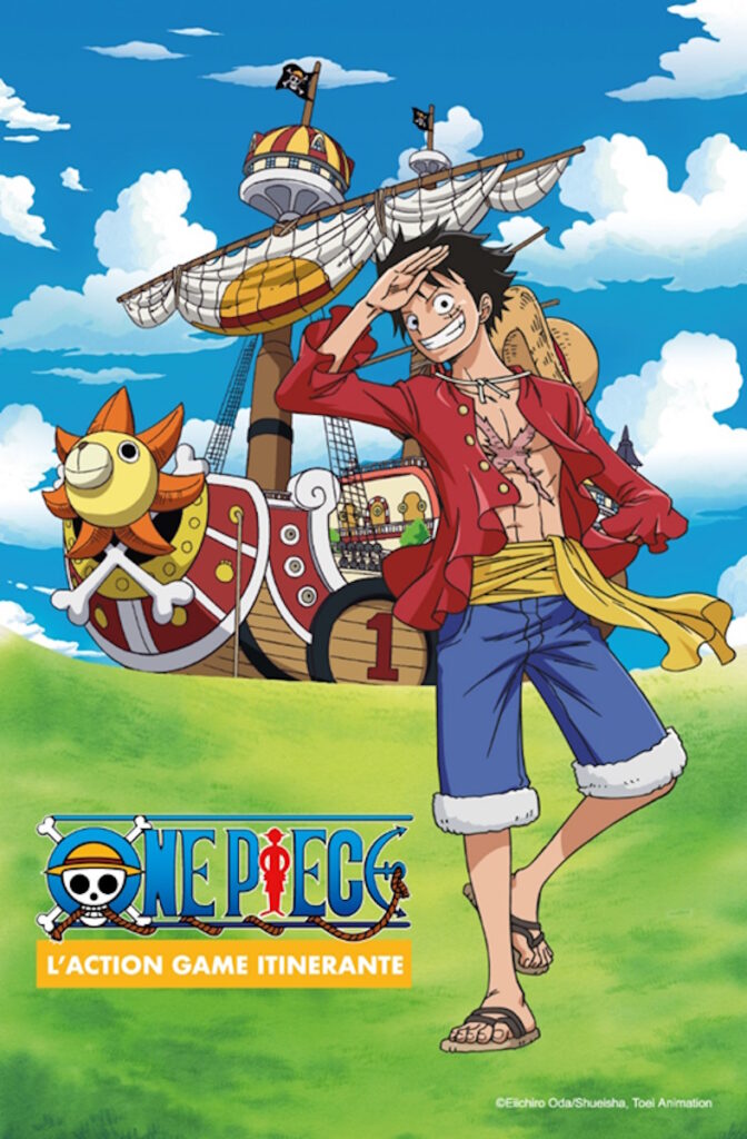action game itinerante one piece poster