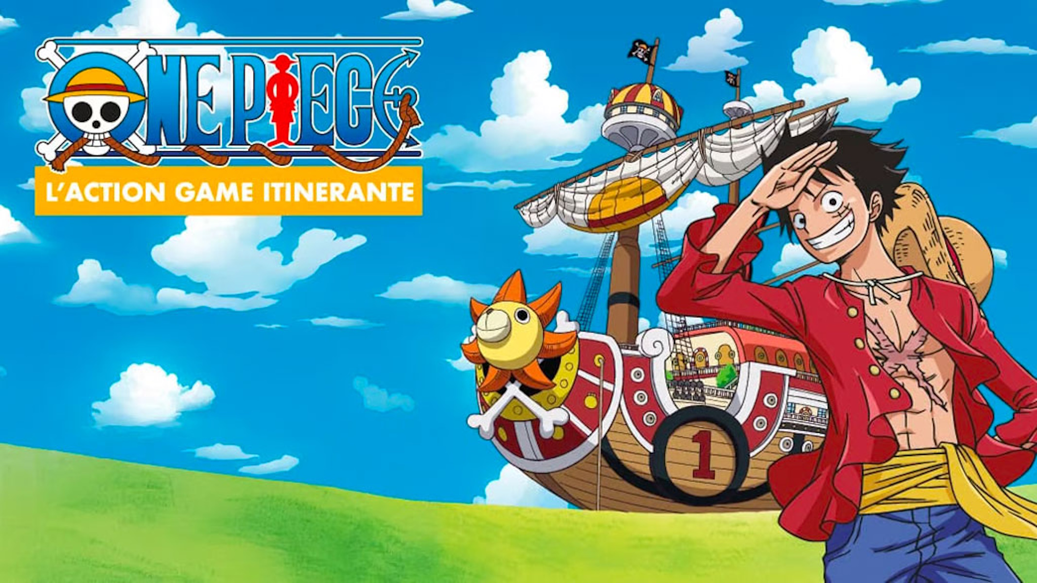 Poster promozionale dell'action game itinerante di one piece