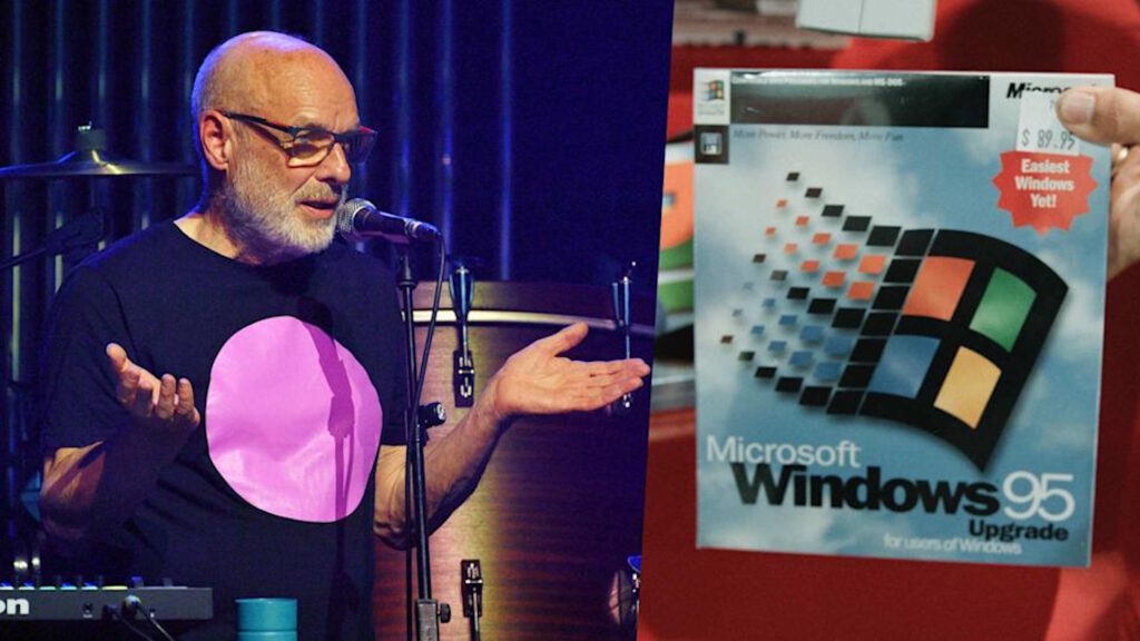 brian eno inventore suono windows 95
