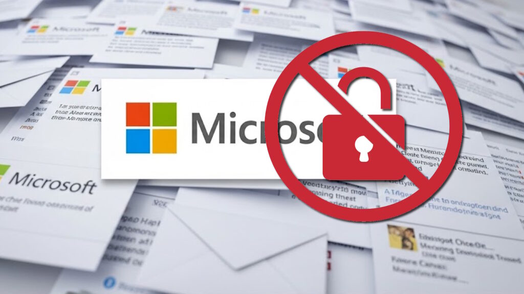 microsoft blocca email