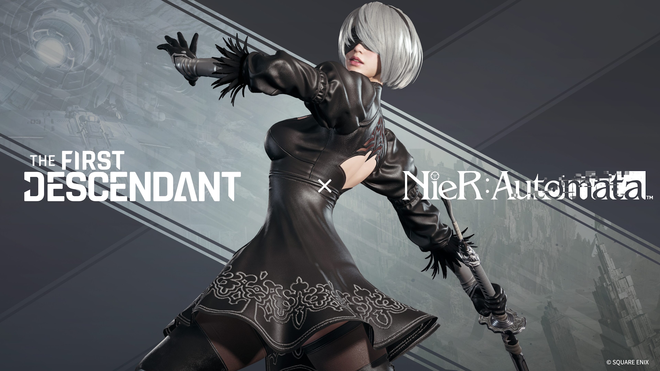 2B nel crossover tra Nier automata e The First Descendant