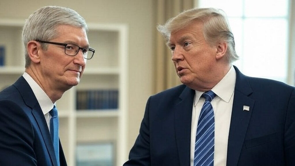 tim cook e donald trump