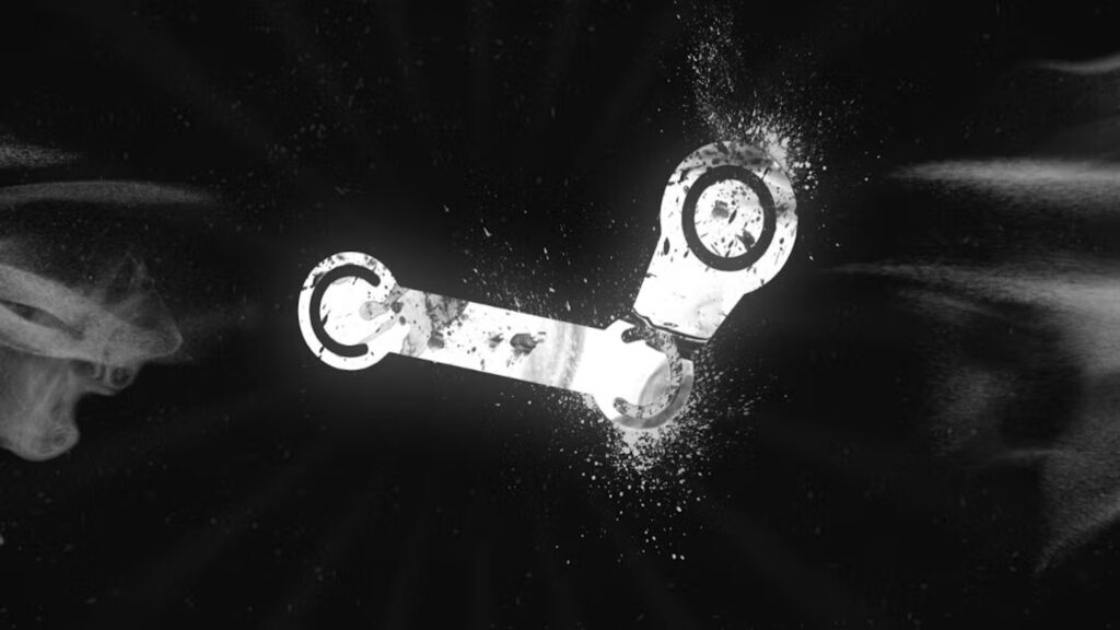 valve steam logo sgretolato