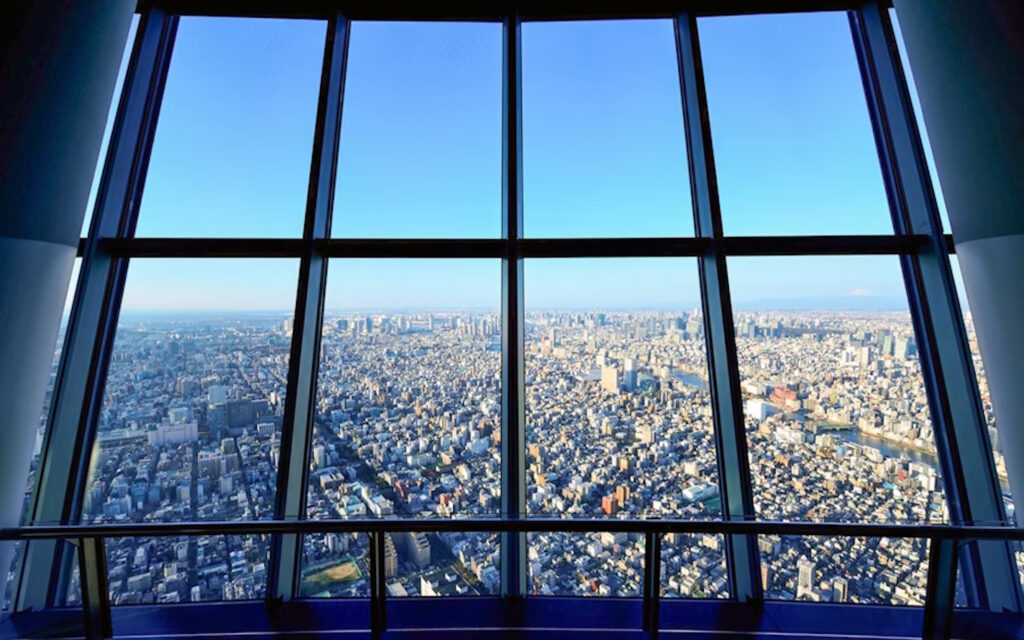 vista dal tokyo skytree
