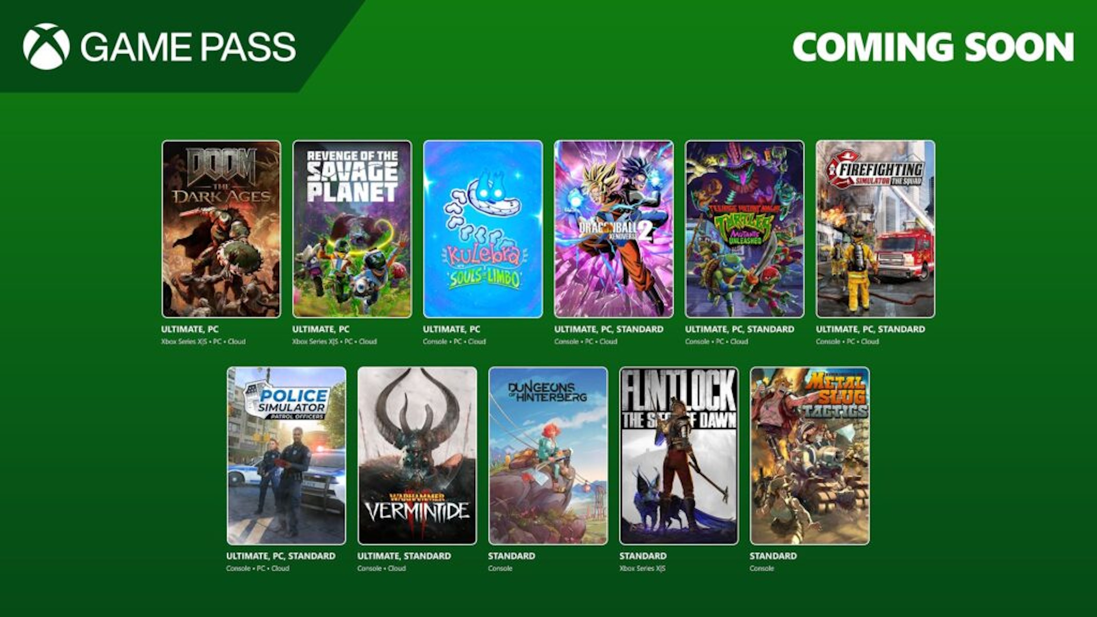 line up maggio 2025 dell'xbox game pass