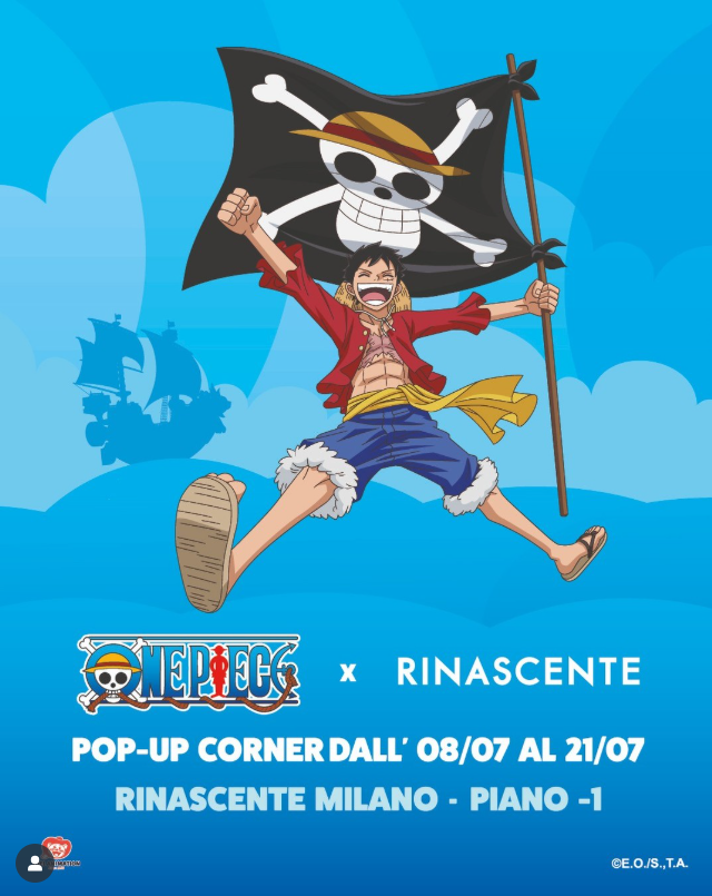 One Piece invade nuovamente Milano con uno store nella Rinascente! 1 One Piece