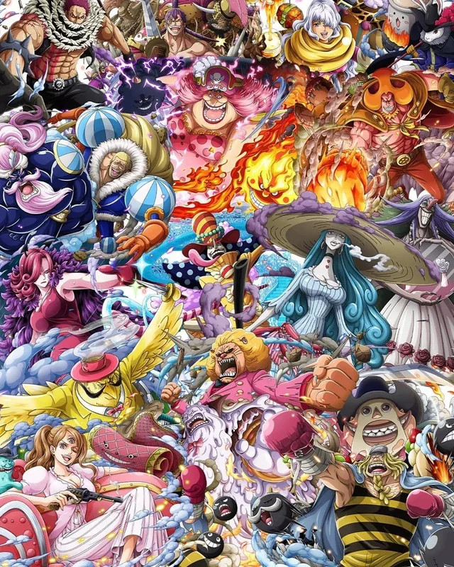 One Piece: Quanti figli aveva Big Mom all'epoca degli eventi di God Valley? 3 big mom family