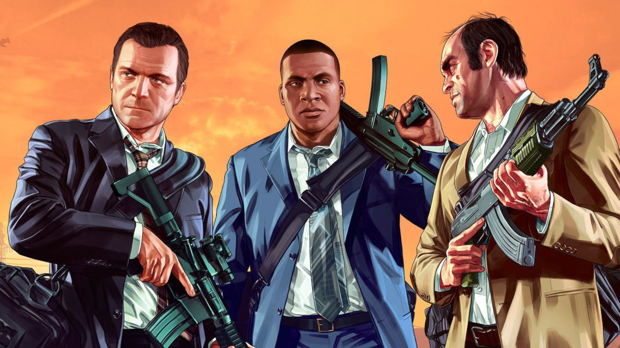 Trevor, Michael e Franklin di GTA 5