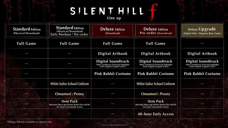 Silent Hill f: aperti i preordini, ecco tutte le edizioni e i relativi bonus 2 image 20