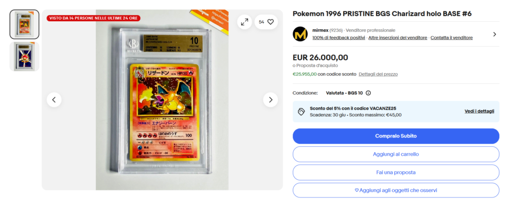 Il mercato delle carte collezionabili non smette di crescere nel 2025 1 immagine
