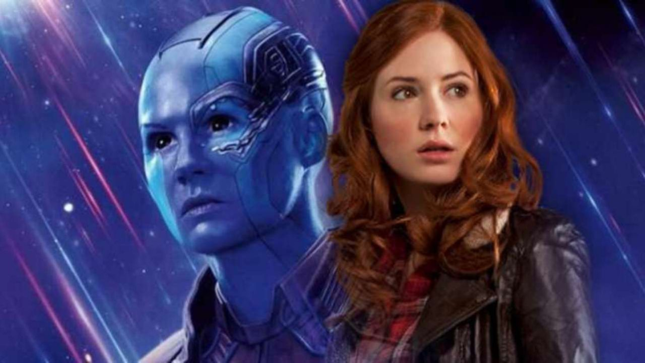 Karen Gillan, attrice che interpreta Nebula nei film Marvel