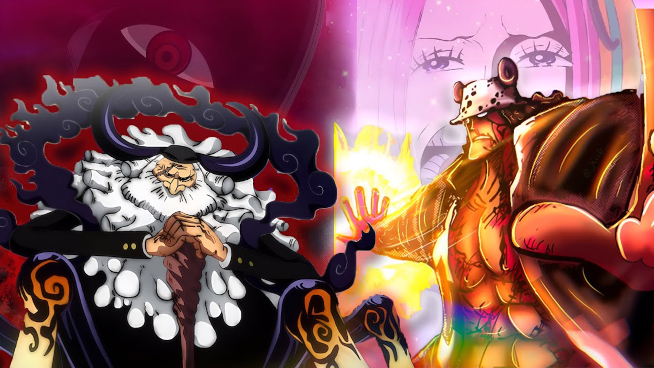 Kuma, Saturn, Bonney e i protagonisti degli ultimi episodi dell'anime di one piece