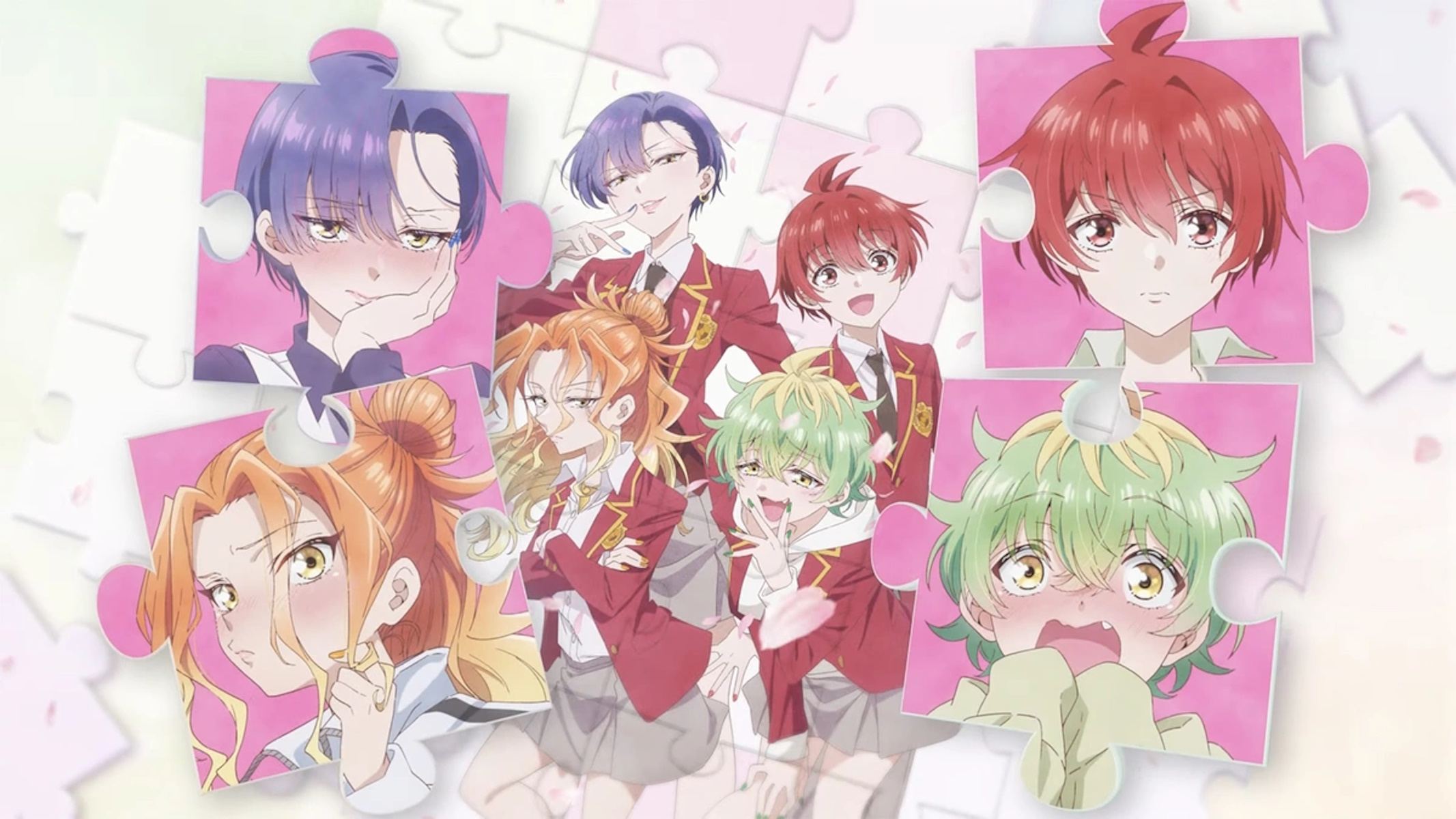 I 4 protagonisti dell'anime Dealing with Mikadono Sisters Is a Breeze