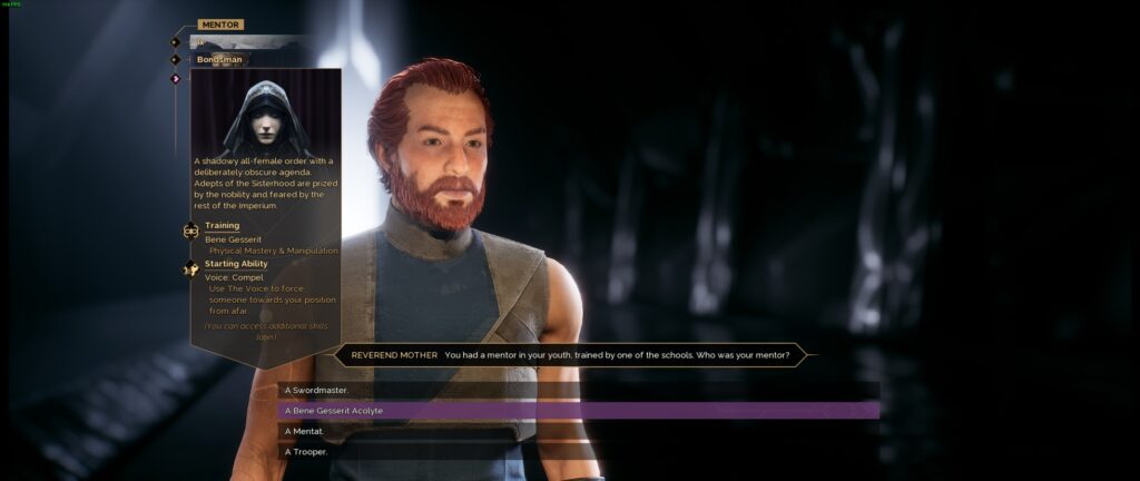 Dune Awakening, la recensione: il risveglio del deserto fra vermi giganti e sopravvivenza 3 Scelta del personaggio su Dune Awakening