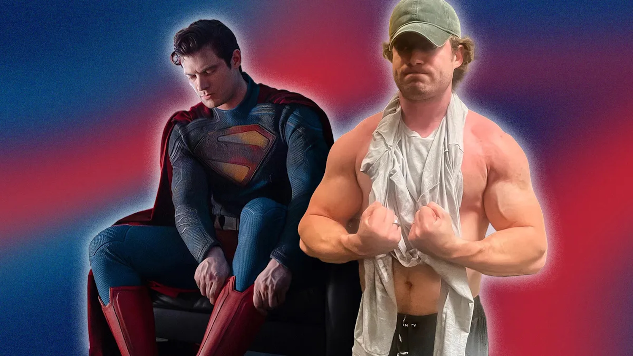 David Corenswet nei panni del nuovo superman