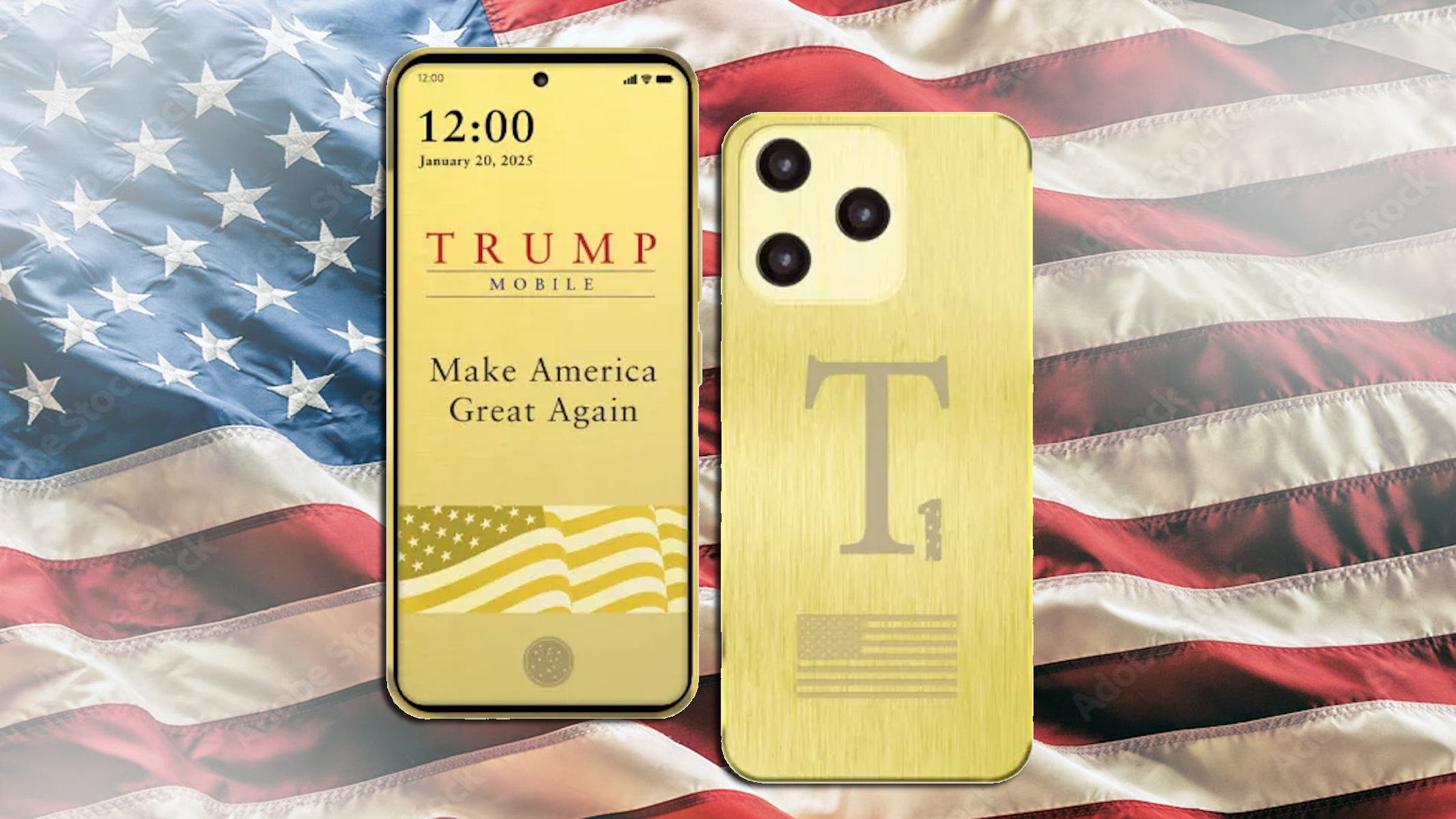 Il patriottico T1 Phone di Trump Mobile