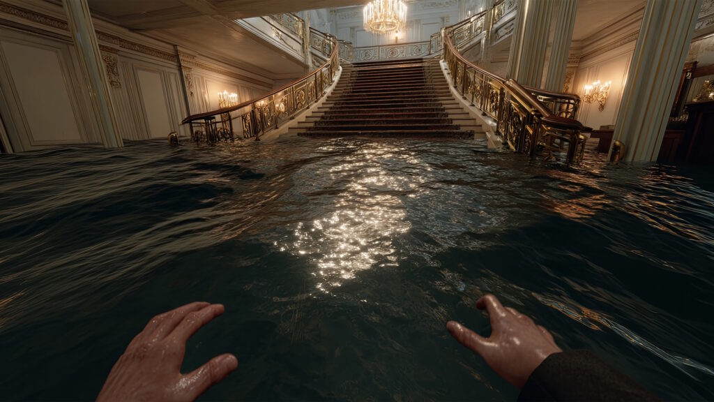 Titanic Escape Simulator: il gioco diventa virale con screenshot completamente generati da AI 5 titanic escape simulator allagamento