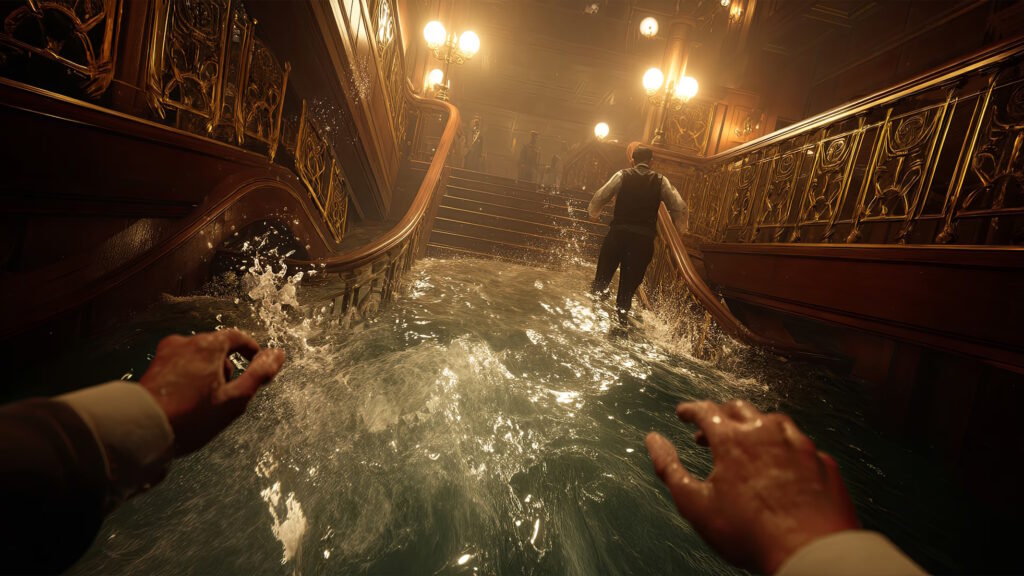 Titanic Escape Simulator: il gioco diventa virale con screenshot completamente generati da AI 4 titanic escape simulator inondazione