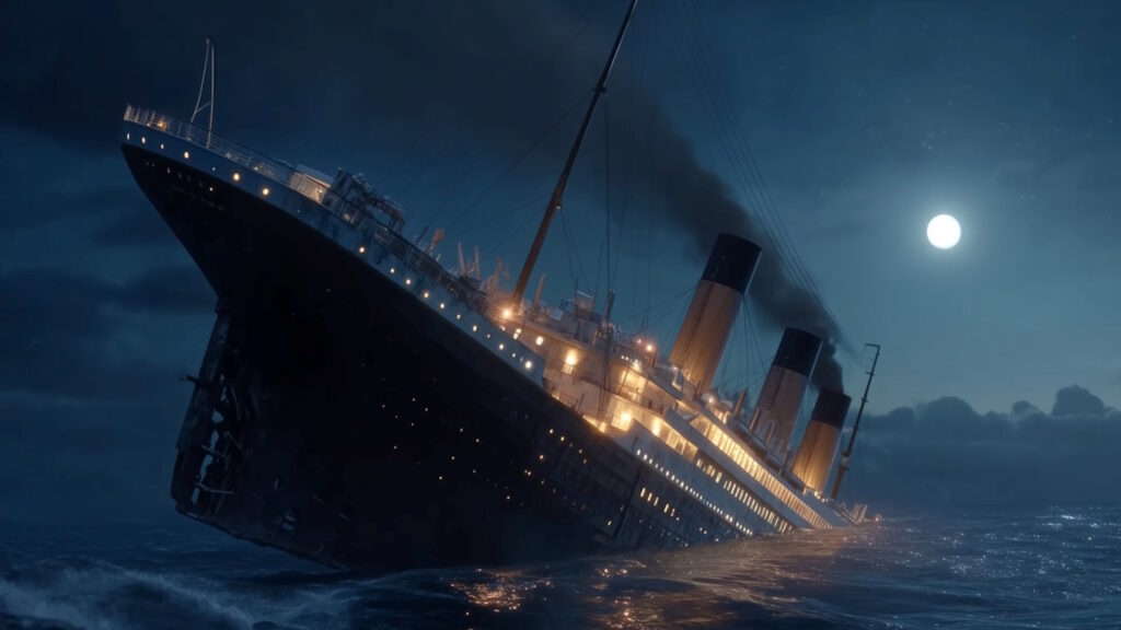 Titanic Escape Simulator: il gioco diventa virale con screenshot completamente generati da AI 8 titanic escape simulator relitto