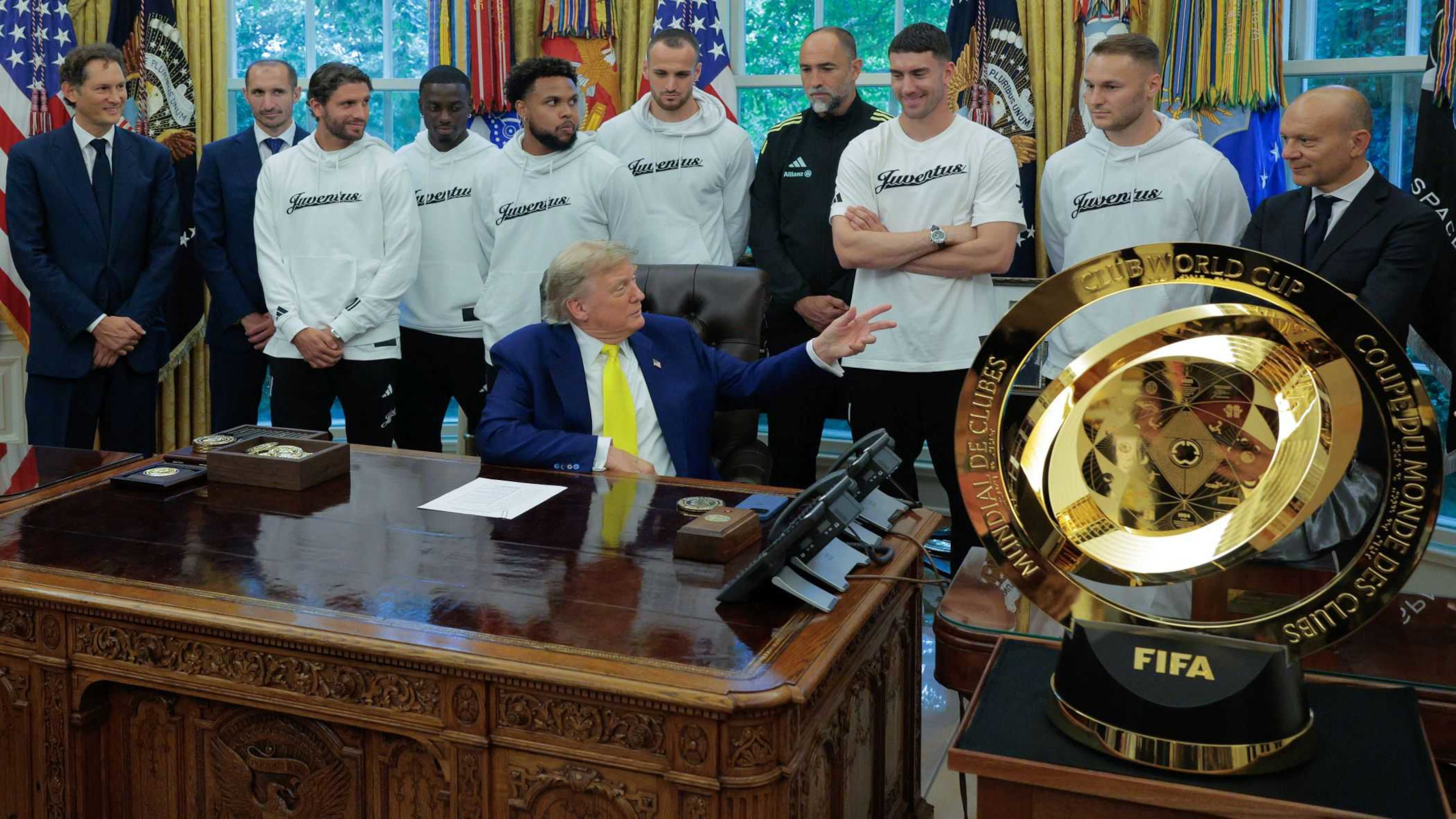La Juventus da Trump nella Casa Bianca