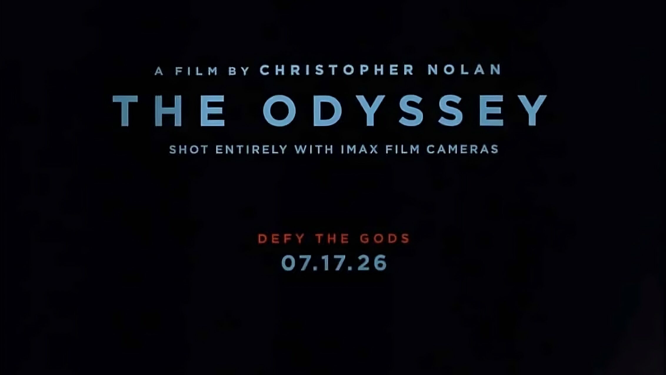 The Odyssey: nuovo poster e data d’uscita ufficiale per l’epico film di Christopher Nolan