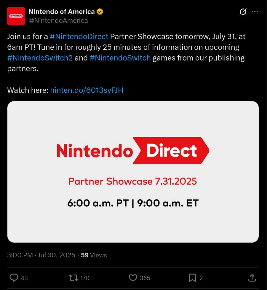 Nintendo direct