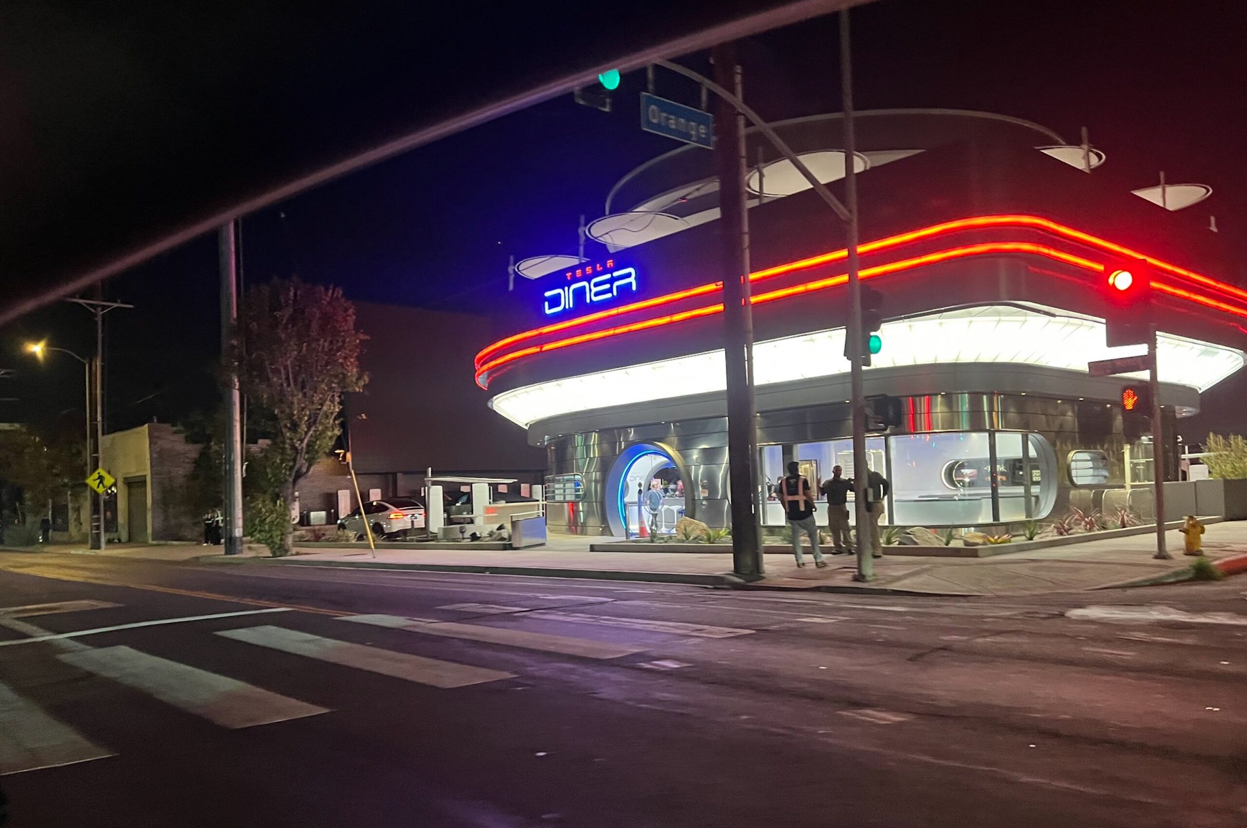 Elon Musk Tesla Diner