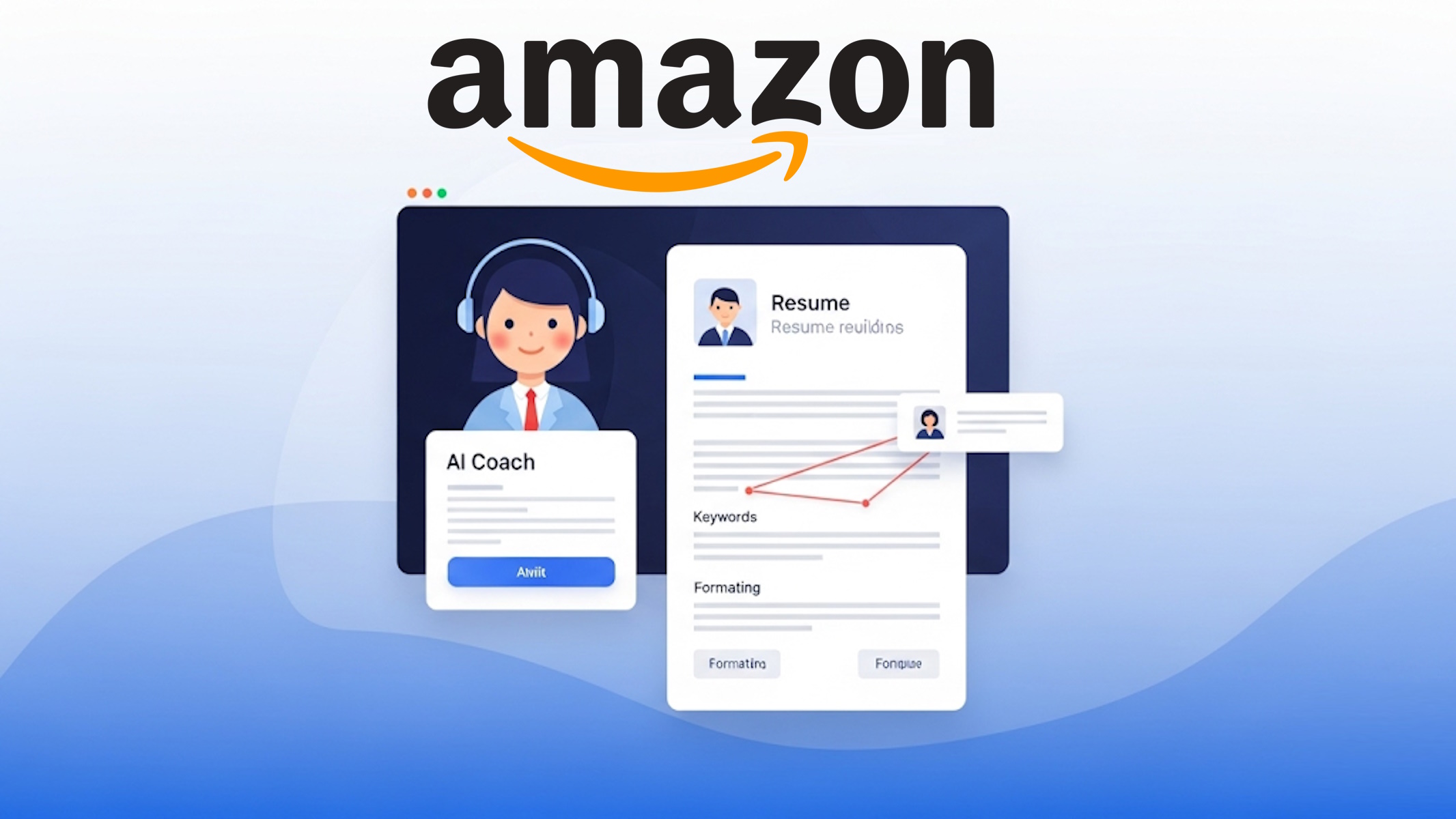 Amazon Resume Optimizer, assistente AI