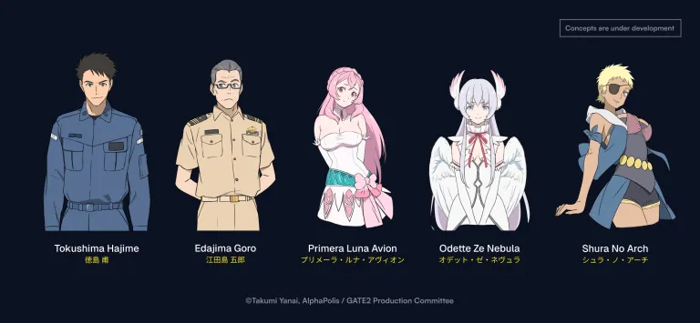Gate: per il 10° anniversario è stato annunciato il ritorno dell'anime con la serie Tides of Conflict 2 image 16